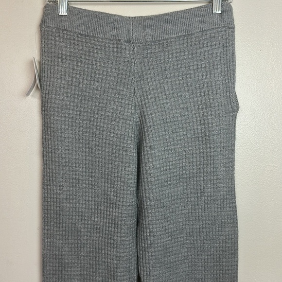 NIA The Label Thick Knit High Rise Cuffed Ankle Length Drawstring Waist Joggers - Picture 8 of 10